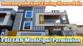(YT - 133) Beeramguda East facing 206sq yds Full LRS Municipal Permission House Sale G+1 