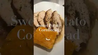 Honey Butter Makes This Sweet Potato Cornbread IRRESISTIBLE! #shorts #easyrecipe