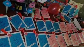 Reading competition was held in Afro Asian School System. Decoration Done by me.❤️💖😇