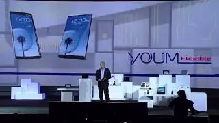 New flexible screen Youm from samsung 2013 ! HD360p)