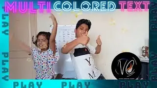 Brain activity | Brain exercise|Multicolored Text|Summer Fun Activities|Summer Holidays|Kid's Games