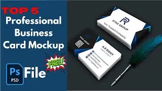 how to make business card mockup set up || business card mockup  psd file 2023.