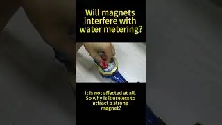 Mechanical water meters are not affected by electromagnetic waves