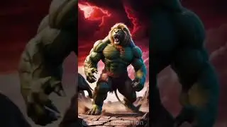 Hulk Vs lion fight # # duniya ka sabse bada Sher duniya ka sabse Chhota halka hua Hai mukabala kyon