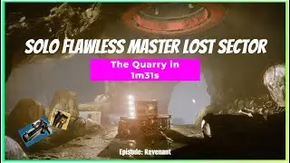 Solo Flawless Master Lost Sector The Quarry in 1m31s  [Destiny 2]
