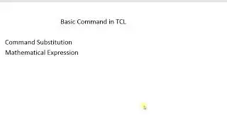 Square bracket and expr command in TCL