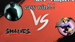Completing Act 1 chapter 2🤩🤩🤩in shadow fight shades by mh games