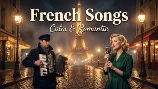 French Songs | Soft Romantic Paris Music for Focus, Work & Late Nights