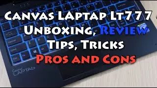 Распаковка Micromax Canvas Laptab LT 777, краткий обзор, характеристики, плюсы и минусы