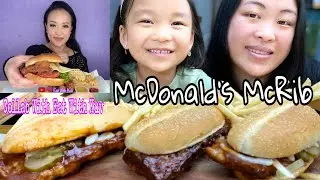McDonald's McRib Collaboration With @Eat With Kuv ASMR MUKBANG