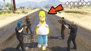 HOMER SIMPSON VS POLICE !