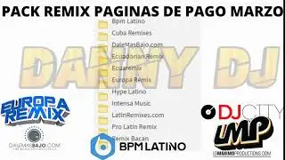 PACK PAGINAS DE PAGO MARZO 2020