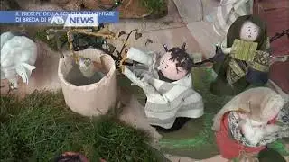 PRESEPE REALIZZATO CON MATERIALE RICICLATO DAGLI ALUNNI DELLE ELEMENTARI