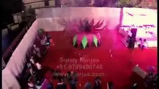 LATEST GRAND LOTUS VARMALA JAIMALA WEDDING ENTRY THEME SUNNY MARJSS +91-9799490748 www.marjss.com