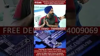 Know how I play with Apple 🙂 iPhone Repairing Course in Delhi