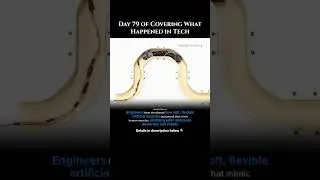 Day79: 3D-Printed Artificial Muscles That Move Like Humans! #3dprinting #robotics #futuretech