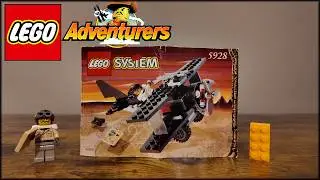 Vintage LEGO Adventurers Bi-Wing Baron Plane 5928 (1998) Throwback Review!