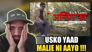 MELODIC HOOK !!! RICHSAMIR - ANTIM PATRA #reaction