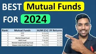 Best Mutual Funds to Invest in 2024 | Top 6 Mutual Funds for SIP (#1 is BEST)