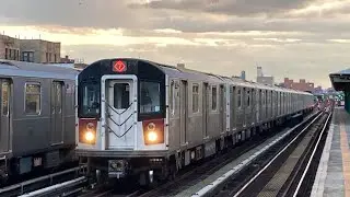 (7) Lcl & (7X) Exp Train Action at 82nd Street-Jackson Heights￼