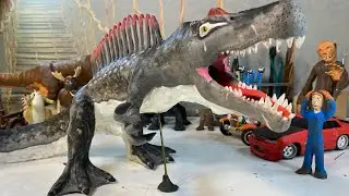 2020 Spinosaurus Restoration! - Dinosaur Surgery- DIY How To Sculpt Tutorial