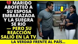 MARIDO ABOFETEÓ A SU ESPOSA EMBARAZADA Y LA SUEGRA SE RIÓ — PERO SU REACCIÓN SALIÓ EN LA TV.