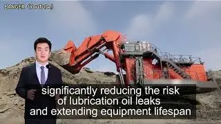 Floating oil seal for mining excavator