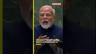 #modi | PM Narendra Modi Calls for Urgent Global Digital Governance at UNGA | #newsx