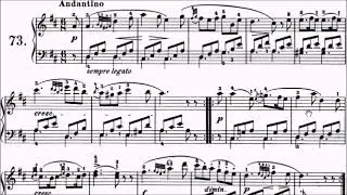 LCM Piano 2021-2024 Grade 3 Study Czerny Study in D Op.599 No.73 Sheet Music