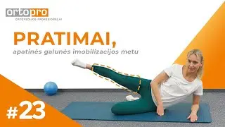 Pratimai, apatinės galūnės imobilizacijos metu