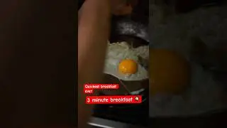 Quickest nutritious breakfast ever! #breakfastrecipe #quickbreakfast #easyeggrecipe