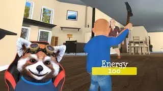 II FAC MASAJ BUNICUTEI... cu ciocanul | Granny Simulator