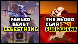 Fabled Beast Celestwing Review + The Blood Claw FULL Clear [Afk Arena Companions]