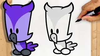 C&Oacute;MO DIBUJAR A PHIL | SUSPECTS MANSI&Oacute;N MISTERIO | B&uacute;ho Suspect | Paso a Paso Simple y F&aacute;cil
