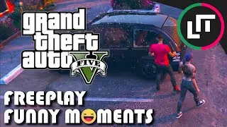 WINDERLESS MINI-VANS!! | Funny Moments - GTA V | ONICKY
