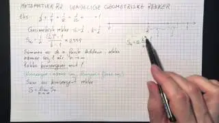 Matematikk R2: Uendelige geometriske rekker