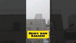 Karachi Heavy Rain ⛈️ #heavyrain #shorts #viralshorts