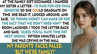 At The Family Gift Exchange, I Handed My Sister a Letter &mdash; I&rsquo;d Paid For Her Final...