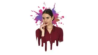 Dripping Effect  Photo Editing | Photoshop Tutorial | Paint Effect | Splatter Effect | Shaon Design