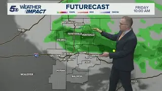 Latest Weather | Arkansas sees morning showers after dry spell