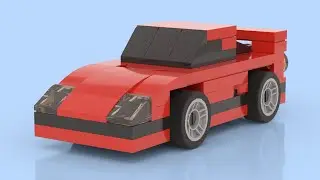 LEGO Microscale Ferrari F40 🏎️🔥  Classic Power Rebuilt in Mini Bricks 🏁🚗 #lego