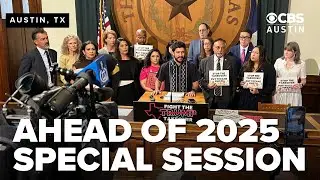 WATCH LIVE: TX House Democratic Caucus speaks ahead of 2025 Special Session