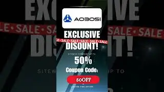 AOBOSI Sitewide Code! #SmartAppliances #HomeCooking #EffortlessCooking #ModernKitchen #FoodieLife