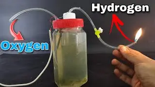 How To Make Hydrogen with water | free gas at home | generator hydrogen and oxygen