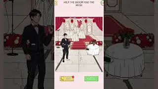 Help the groom find the bride! #brainpuzzle #games #funny
