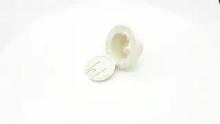 Valterra White Electric Power Cord Small Round Cable Hatch 3