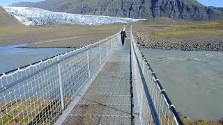 H&auml;ngebr&uuml;cke zur Gletscherzunge