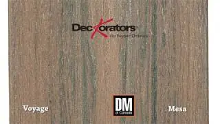 DecKorators Composite Deck Board, Voyage collection - Mesa