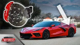 Parking Brake Relocation Bracket for the C8 Corvette Brembo Rear System