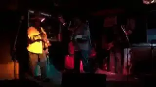 Wayne McFarland and George Moye jamming at Shaw's; Monday, April 23,2018